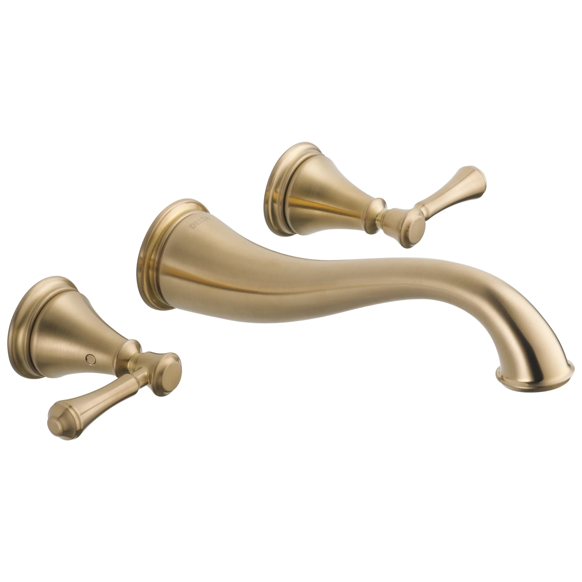 Cassidy 2-Handle Wall Mount Bathroom Faucet Trim - Champagne Bronze T3597LF-CZWL Delta