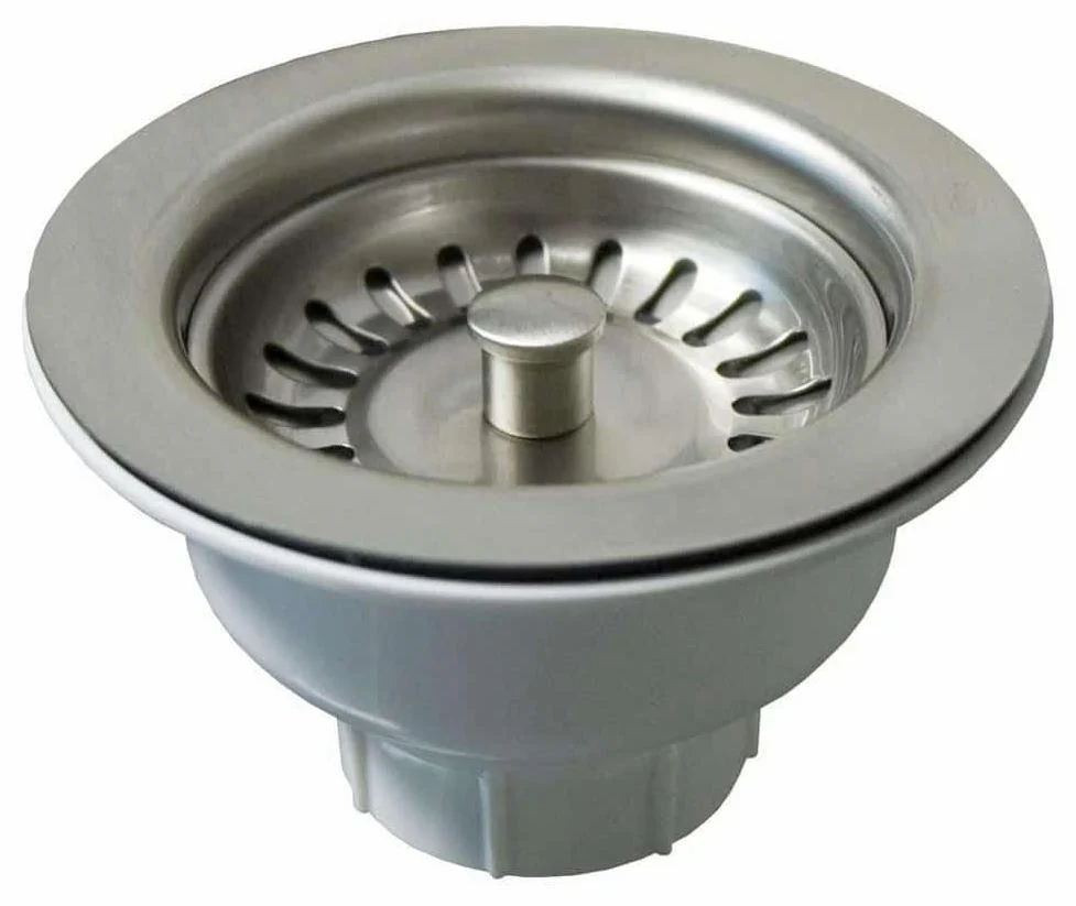 3.5" Basket Strainer - Brushed Nickel DR320-BN Native Trails