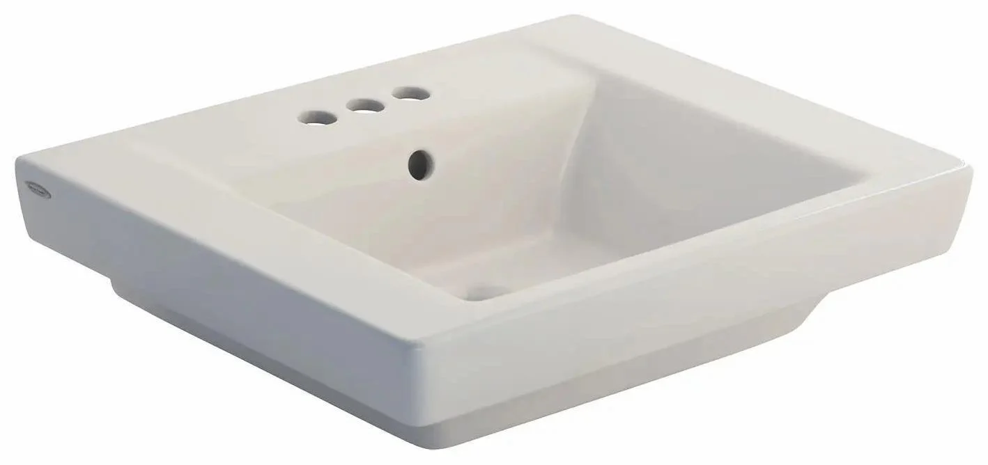 Boulevard Widespread Pedestal Sink Top - White 0641008.020 American Standard