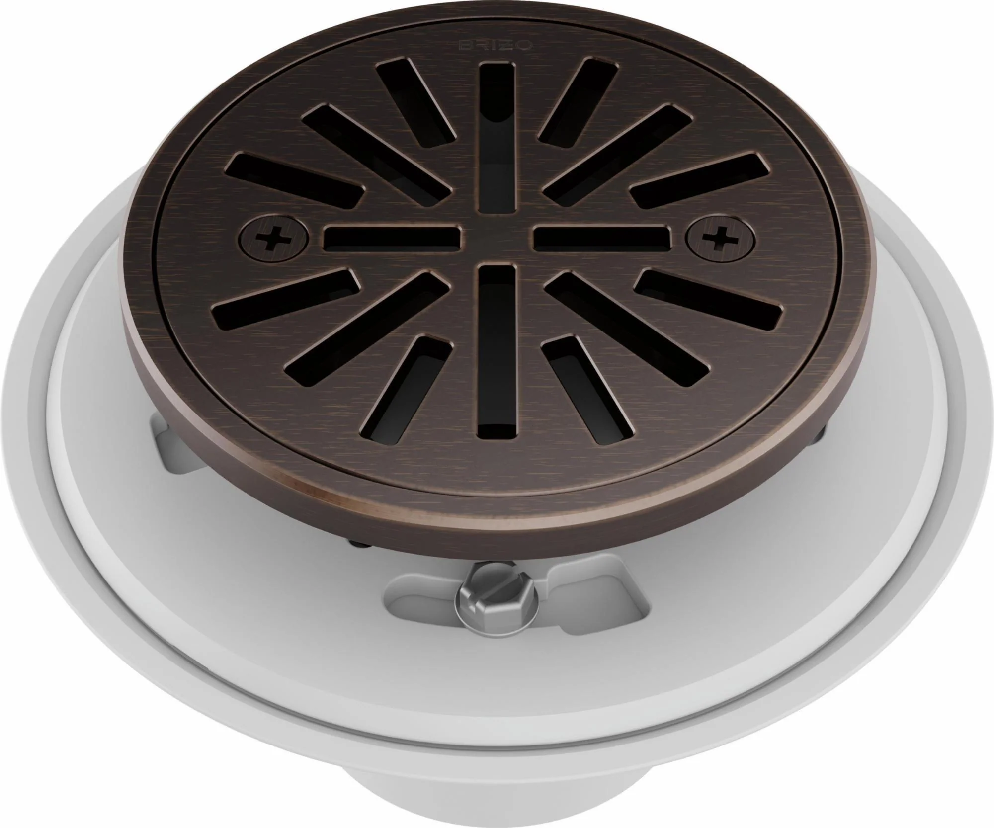 4" Tile-In Round Shower Drain - Venetian Bronze BT061414-RB Brizo