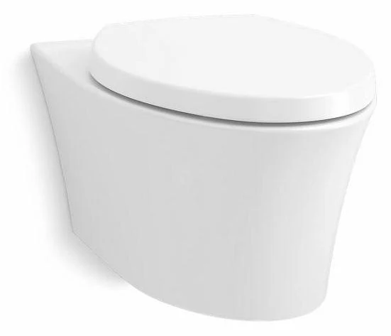 Veil Wall Hung Compact Toilet Bowl - White 31539-0 Kohler