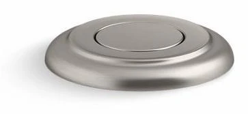 Garbage disposal air switch button - Vibrant Stainless 35725-VS Kohler