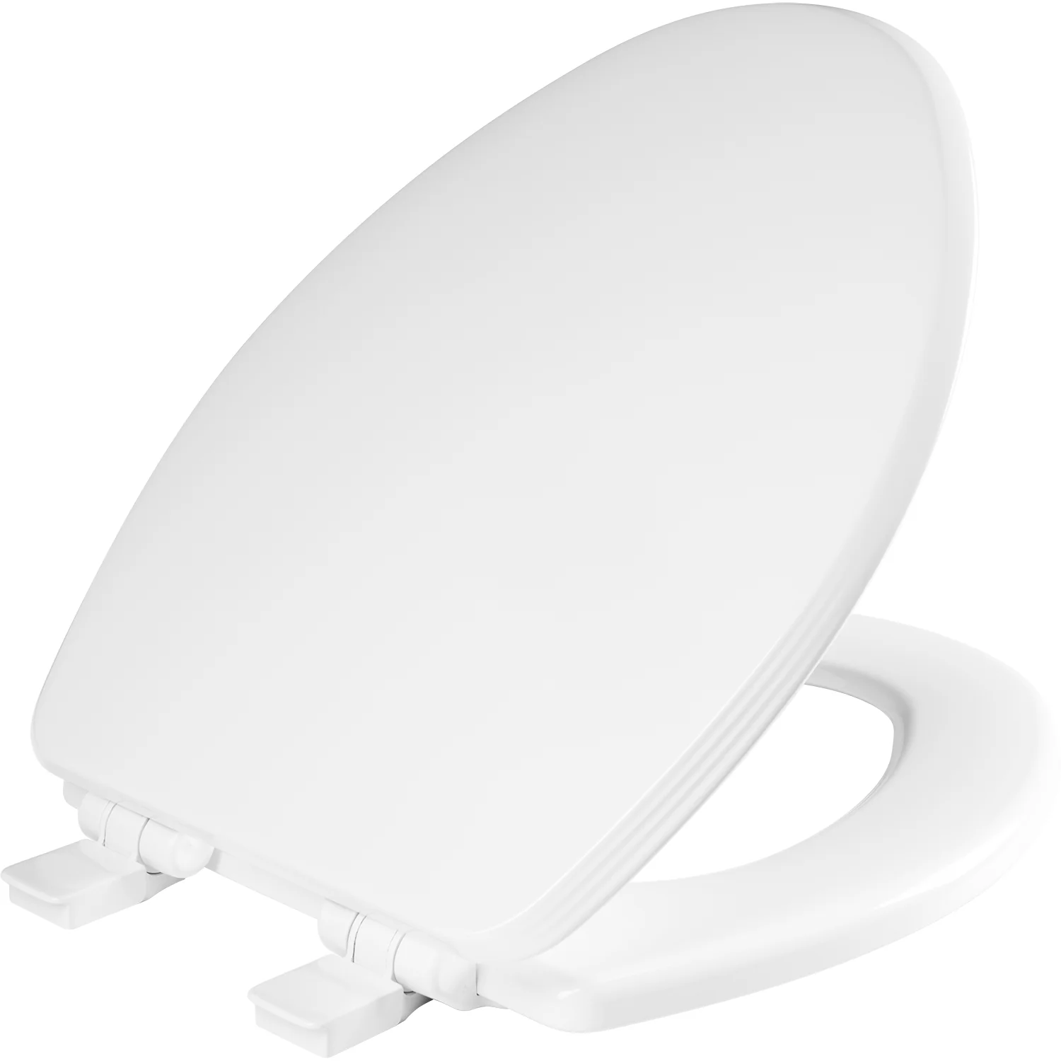 Ashland Elongated Easy-Clean Enameled Wood Toilet Seat - White 1600E4 000 Bemis