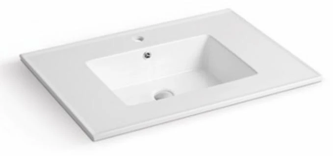 30" x 22" Ceramic Sink Top - White CTB3022NT Duval