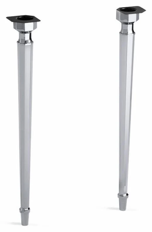 Kathryn Octagonal Brass Table Legs - Polished Chrome 6839-CP Kohler
