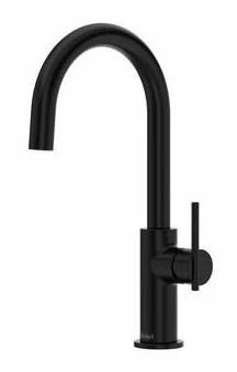 Lateral Bar/Food Prep Faucet With C-Spout - Black LT601BK RIOBEL