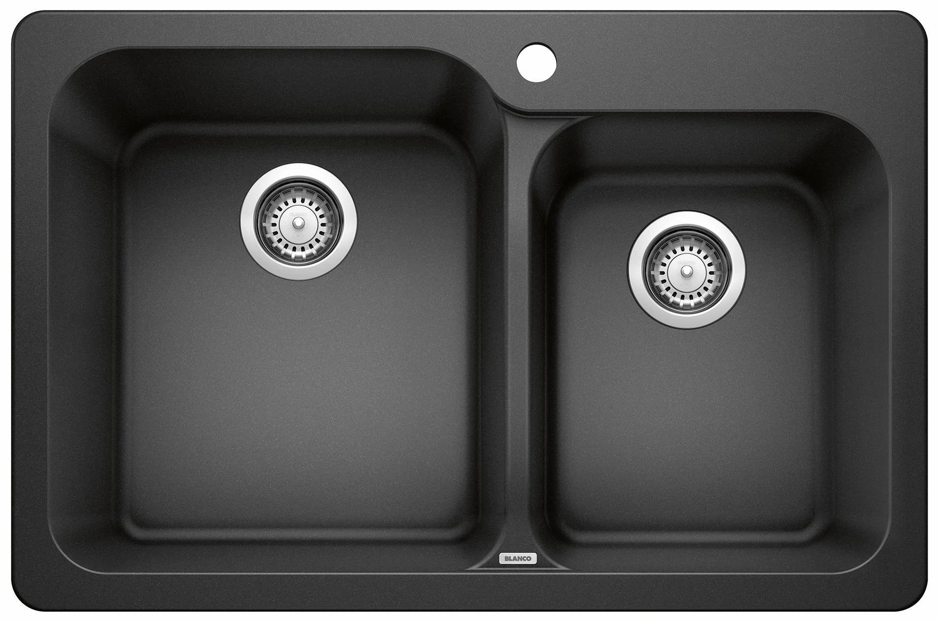Vision 1.75 Bowl Drop-In Silgranit Sink - Anthracite 401134 Blanco