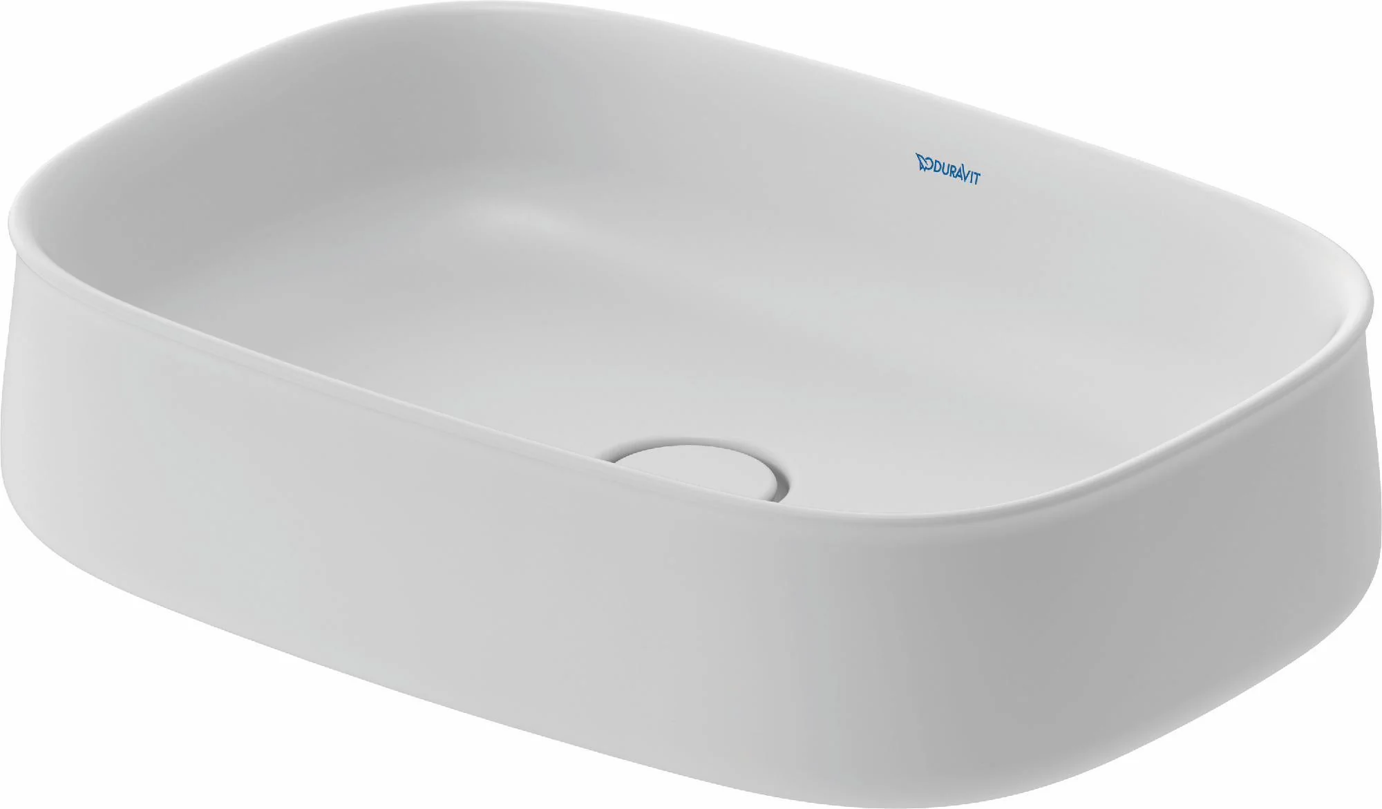 Zencha Washbowl Bathroom Vessel Sink - White Satin Matte 2373553279 Duravit