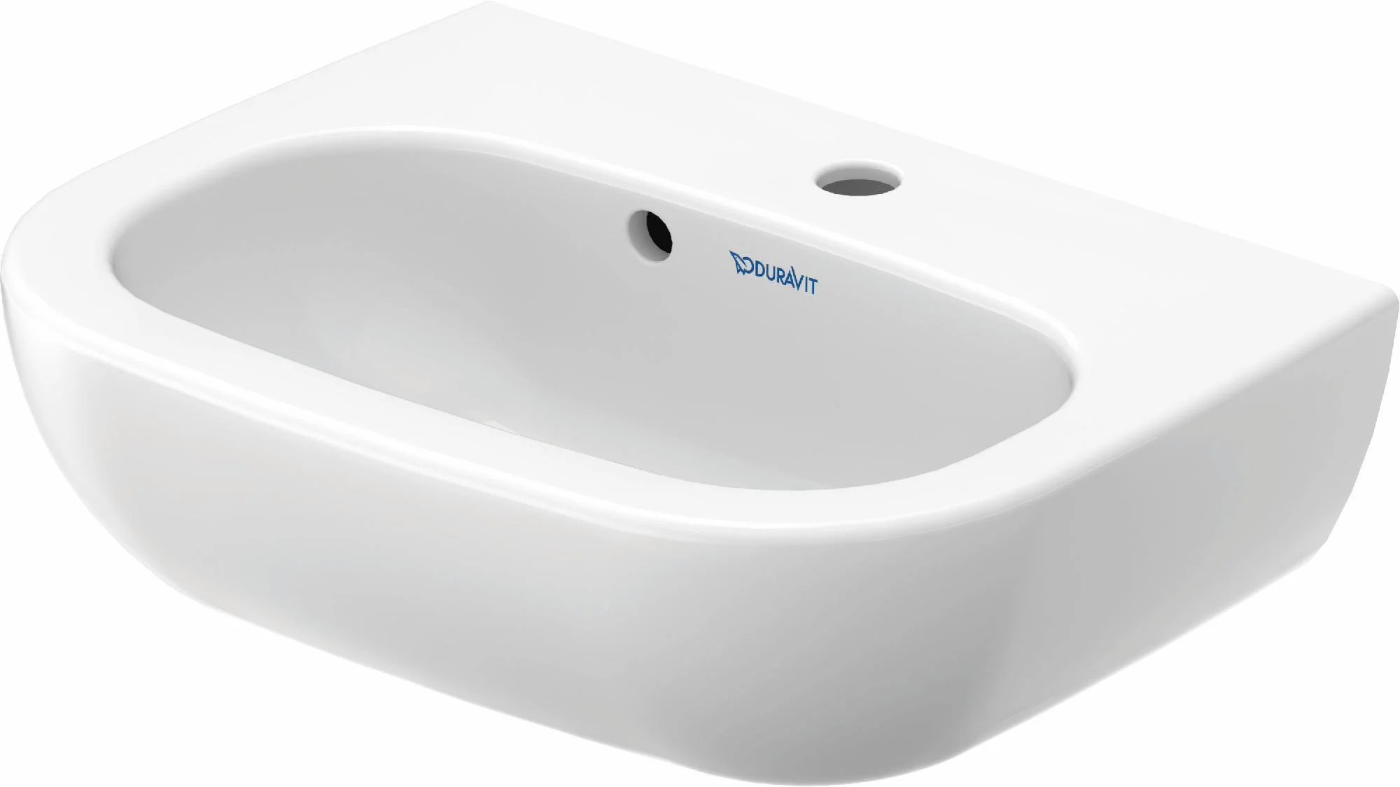 D-Code Single Hole Handrinse Washbasin - White 07054500002 Duravit