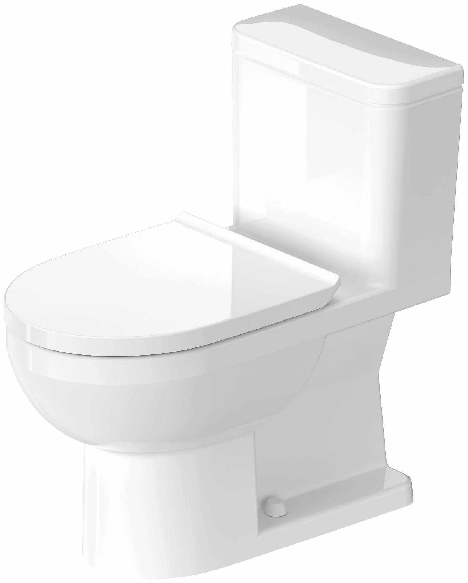 No.1 Comfort Height 1-Piece Elongated Toilet (less seat) - White 21950100U3 Duravit
