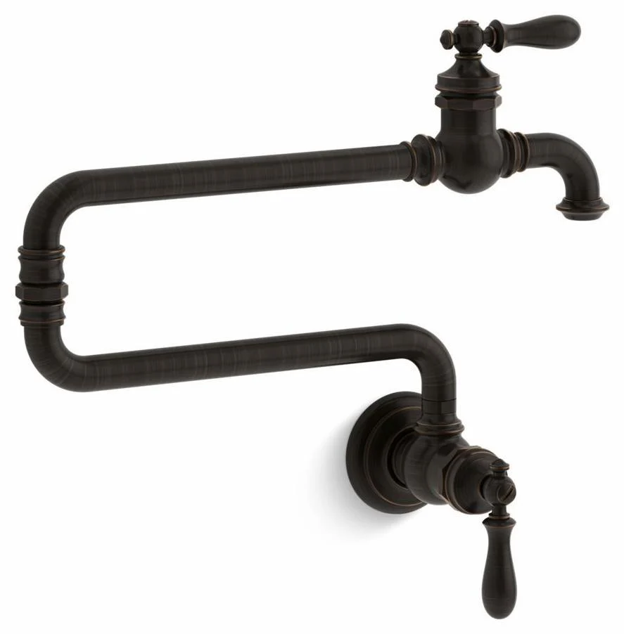 Artifacts Wall Mount Pot Filler - Oil-Rubbed Bronze 99270-2BZ Kohler