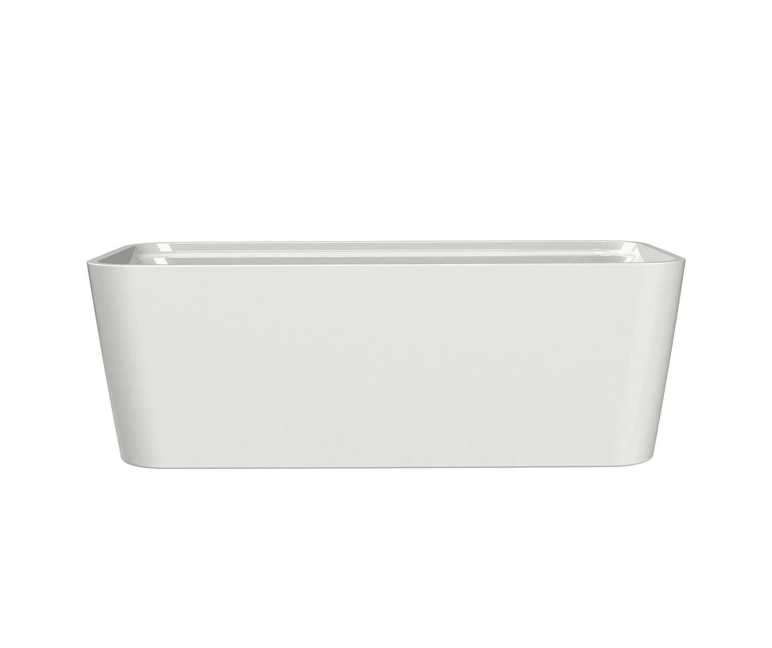 Oberto 67" x 31" Center Drain Freestanding Tub - White 106386-000-001-000 Maax