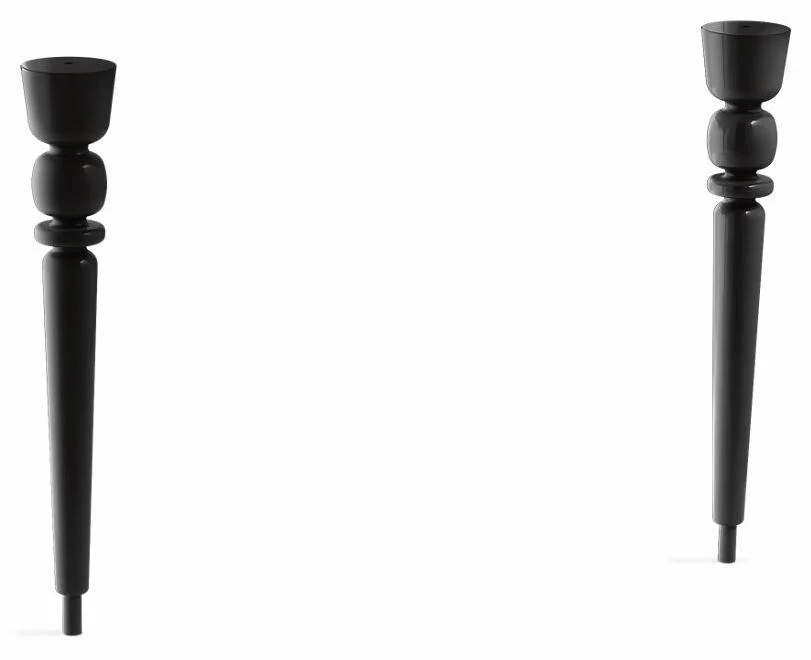 Farmstead Transitional Kitchen Sink Legs - Iron Black 21105-P5 Kohler