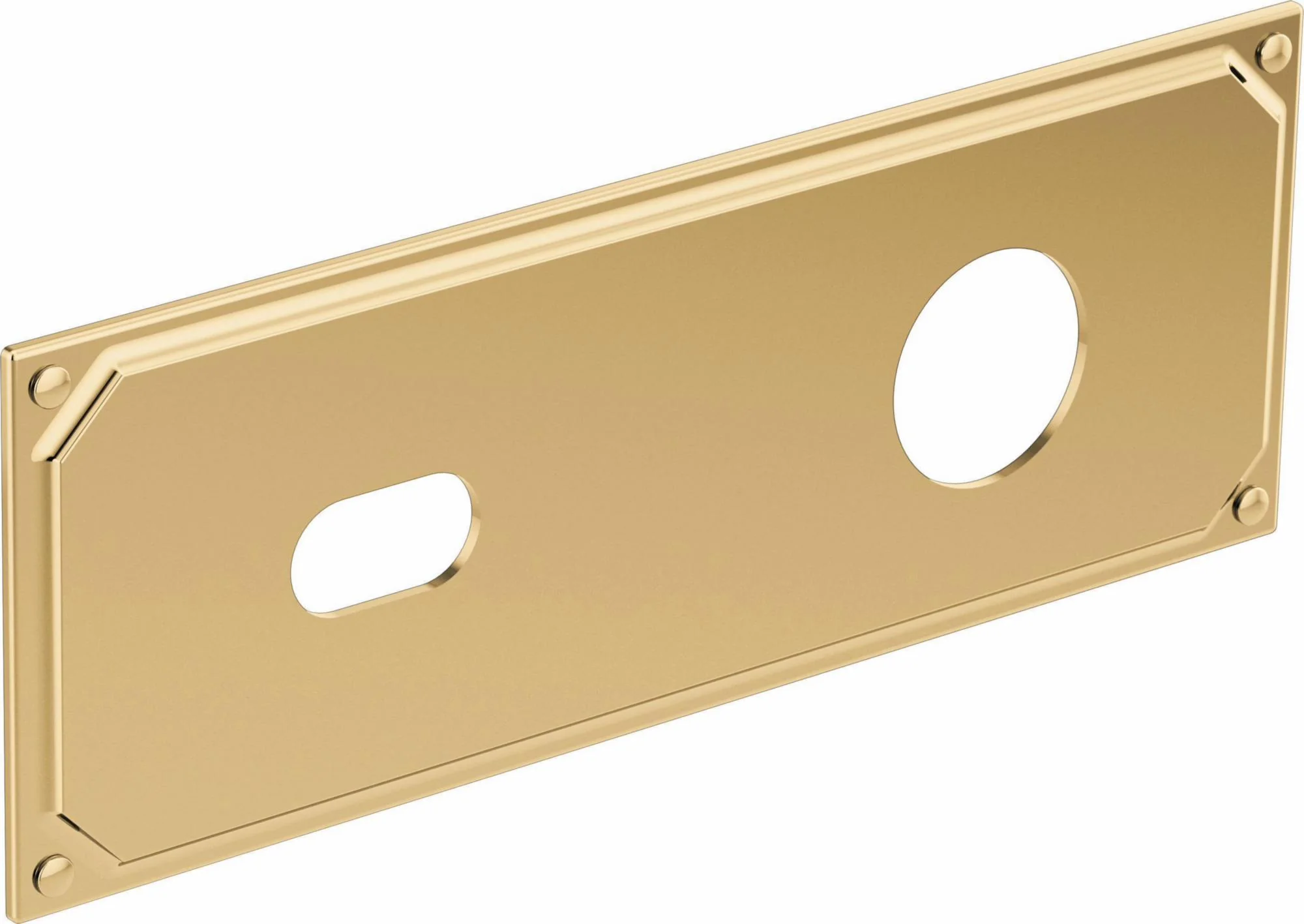 Invari Escutcheon Plate for Wall Mount Bathroom Faucet - Polished Gold RP100323PG Brizo