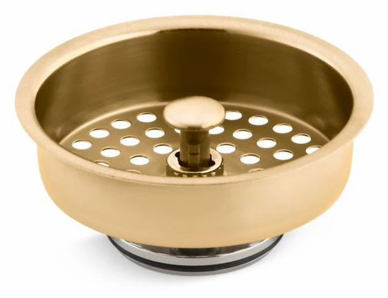 Duostrainer Sink Strainer Basket - Vibrant Brushed Moderne Brass 8803-2MB Kohler