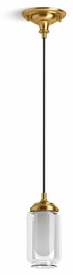 Artifacts 1 light Pendant - Brushed Moderne Brass 22653-PE01-2GL Kohler