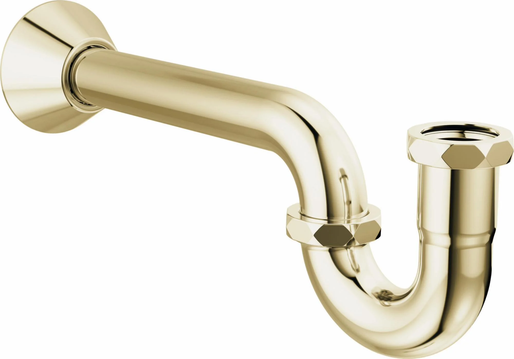 20 Gauge P-Trap with Flange - Polished Nickel BT031141-PN Brizo