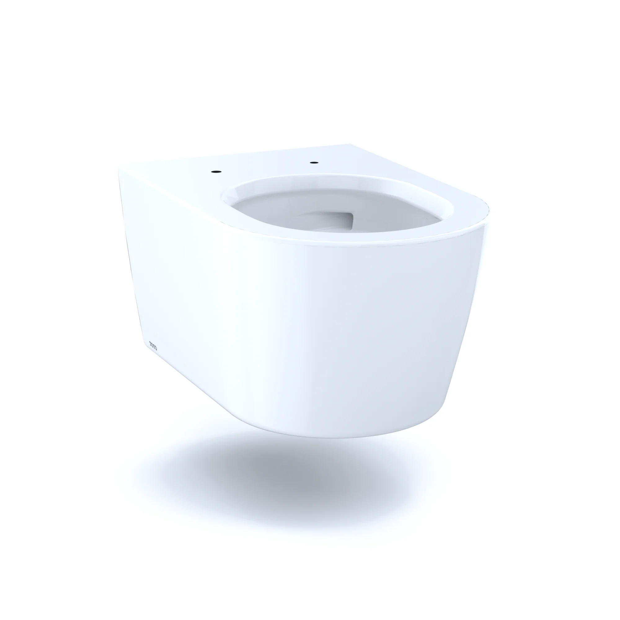 RP D-Shape Wall Mount Toilet Bowl (Seat Sold Separately) - Cotton White CT447CFG#01 Toto