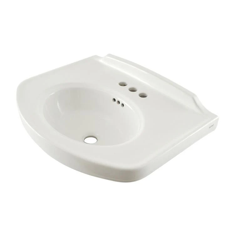 Dartmouth Single Hole Pedestal Sink Top - Cotton White LT642#01 Toto