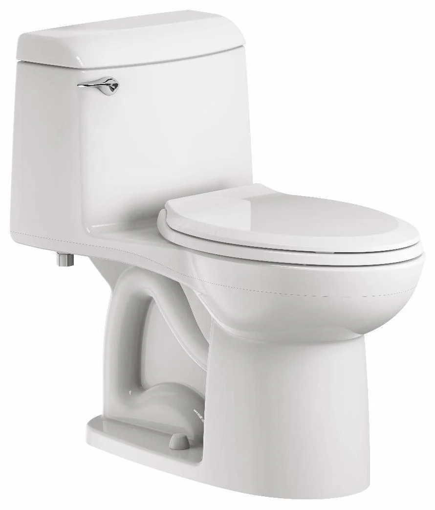 Champion Comfort Height 1-Piece 1.6 GPF Elongated Toilet with Seat - White 2034314.020 American Standard