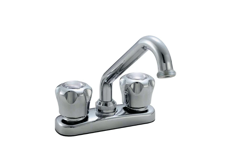 2-Handle Laundry Faucet with Fluted Handles - Chrome 82907 Waltec