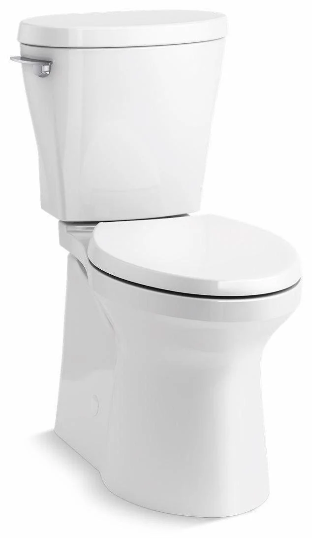 Betello Comfort Height 2-Piece 1.28 GPF Elongated Toilet (Less Seat) - White 20198-0 Kohler
