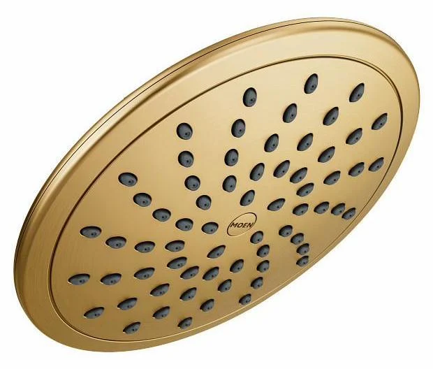 1-Function 8" Rainshower Shower Head 1.75 GPM - Brushed Gold 6345EPBG Moen