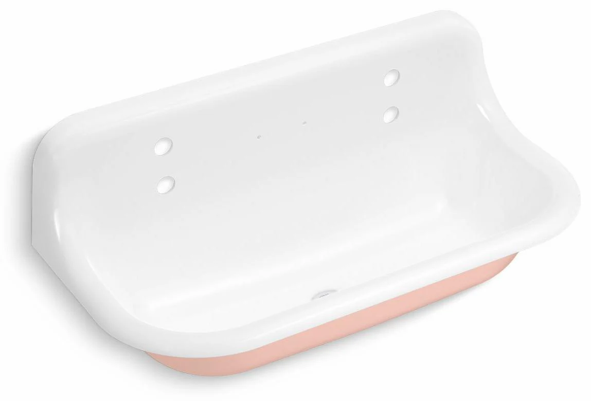 Brockway Wall Mount Utility Sink - 150th Peachblow 3200-PPB-0 Kohler