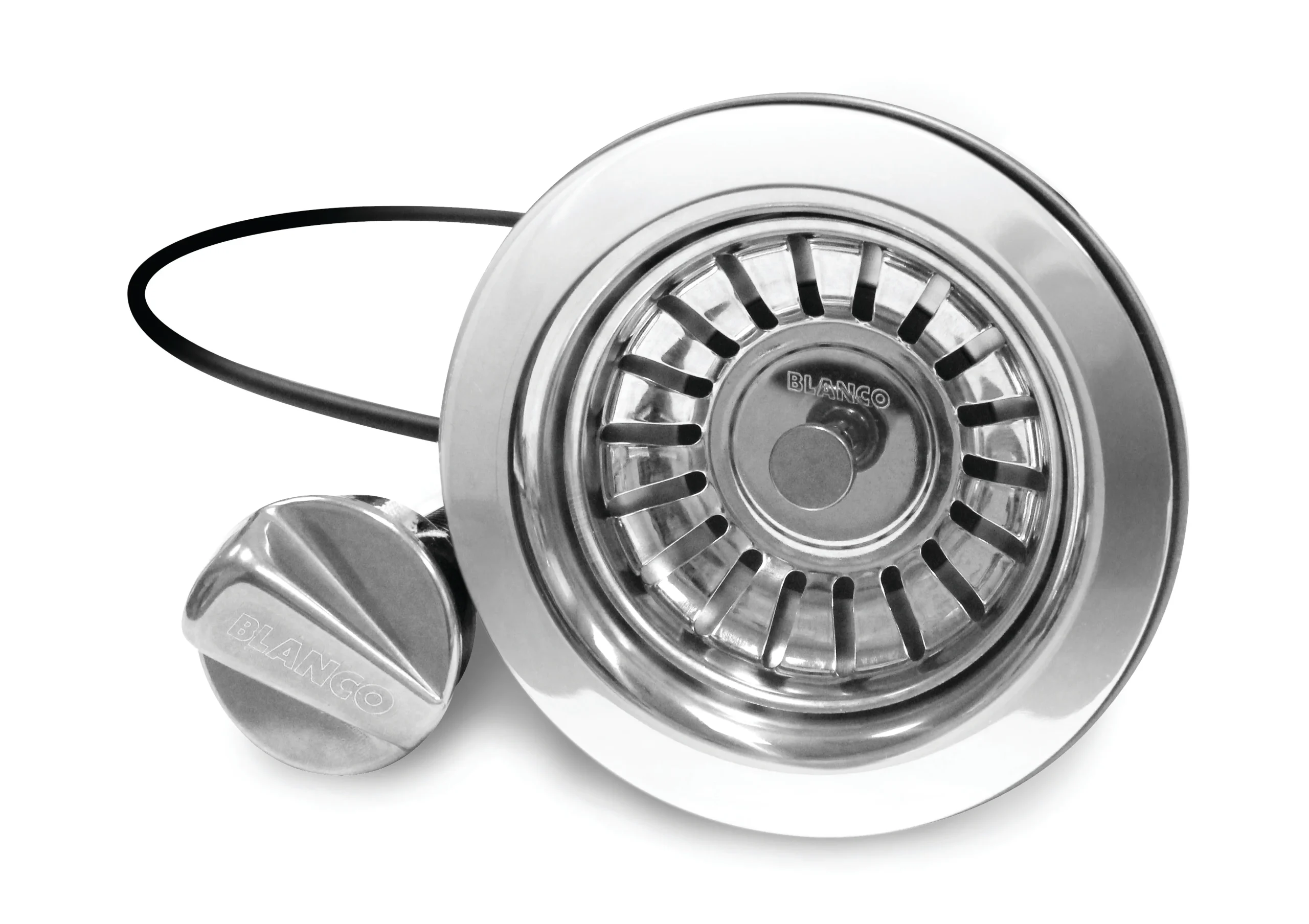 3.5" Pop-Up Strainer - Chrome 406244 Blanco