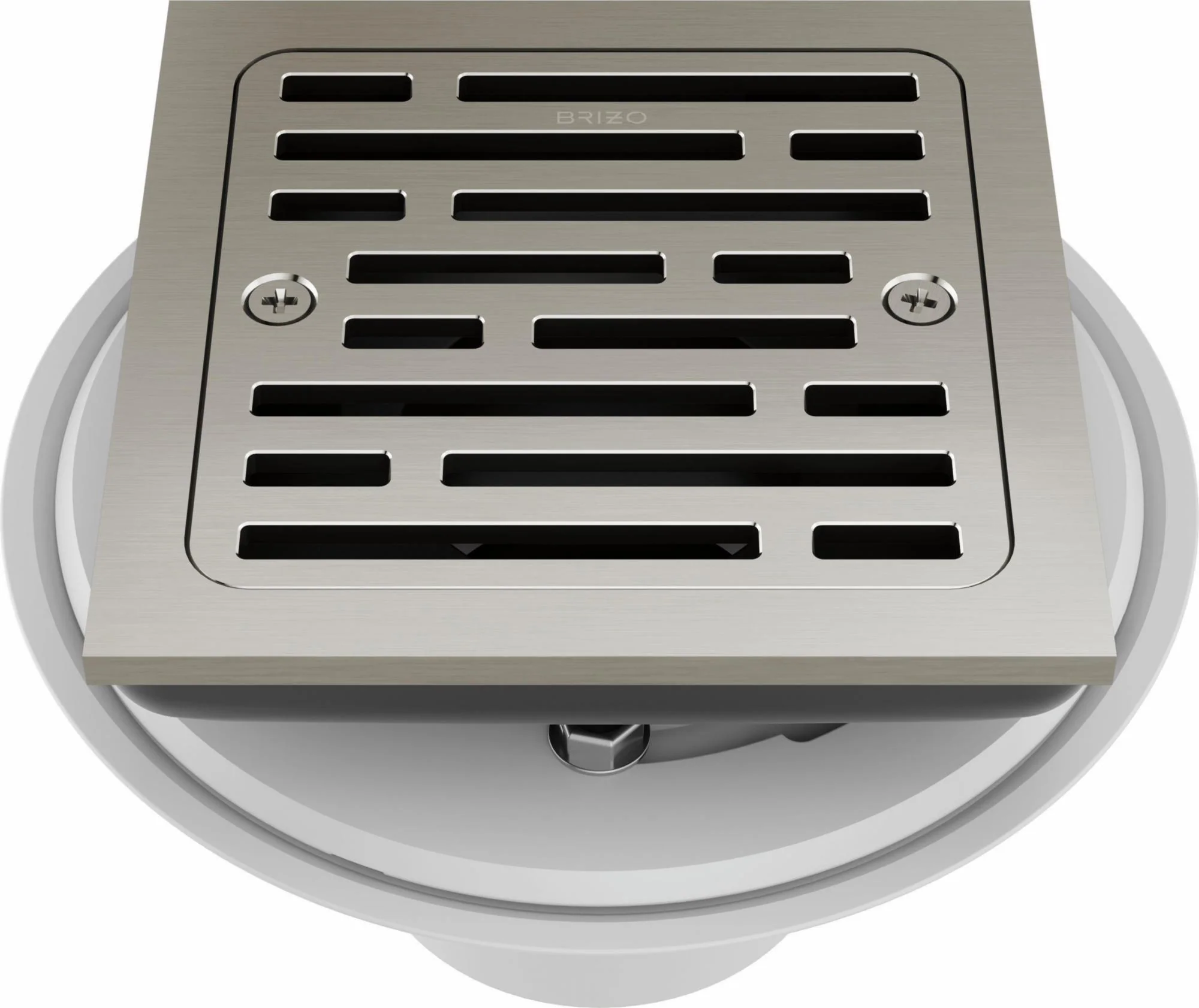 4" Tile-In Square Shower Drain - Brushed Nickel BT062415-BN Brizo