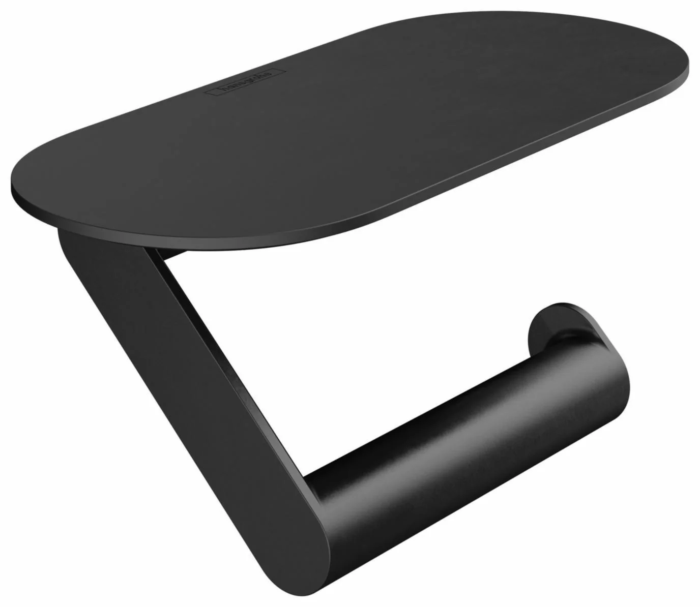 WallStoris Toilet Paper Holder With Shelf - Matte Black 27928670 Hansgrohe