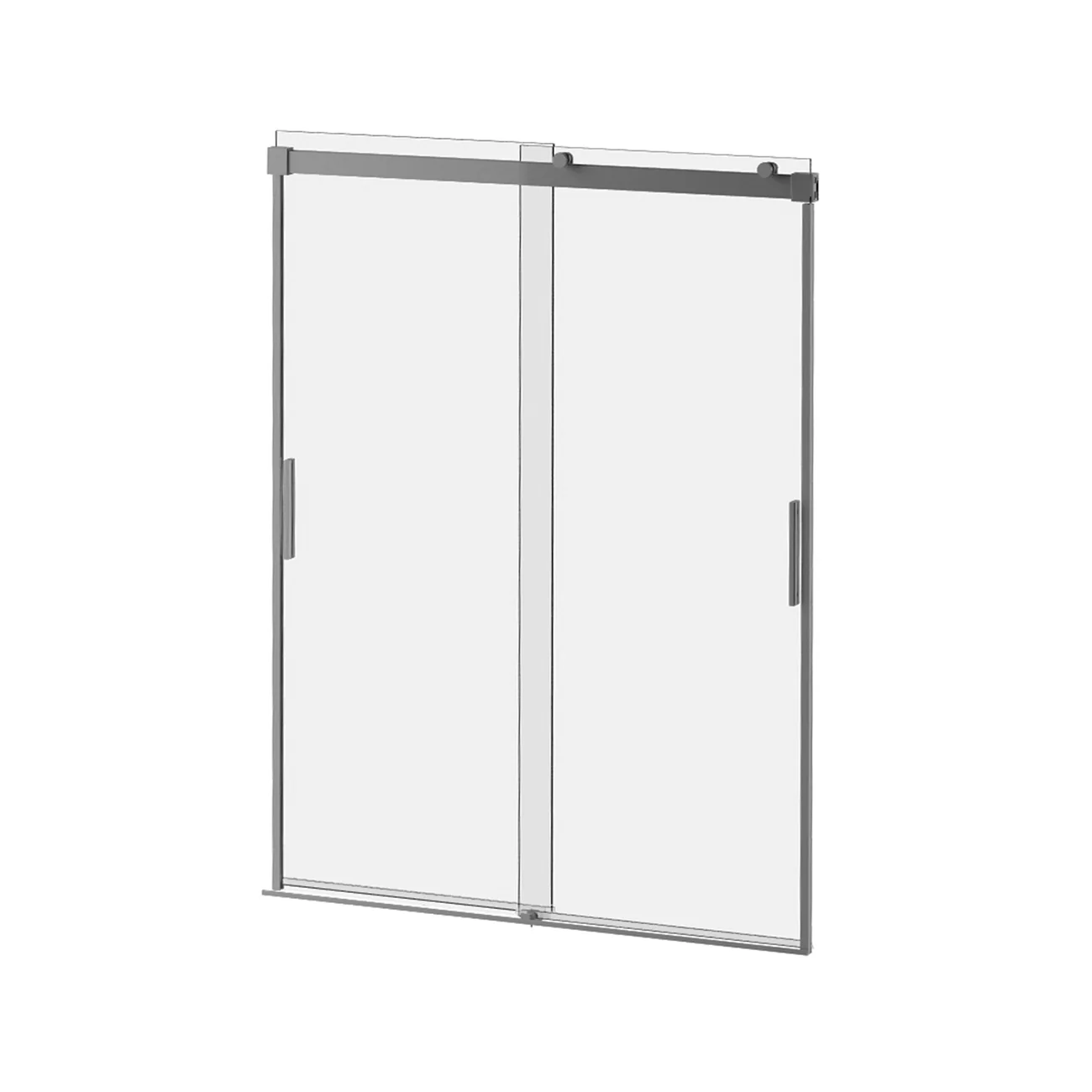 Akcess (Box 1 of 2) 60" x 77" Internal Panel Sliding Shower Door - Chrome DR1295-110-003 Kalia