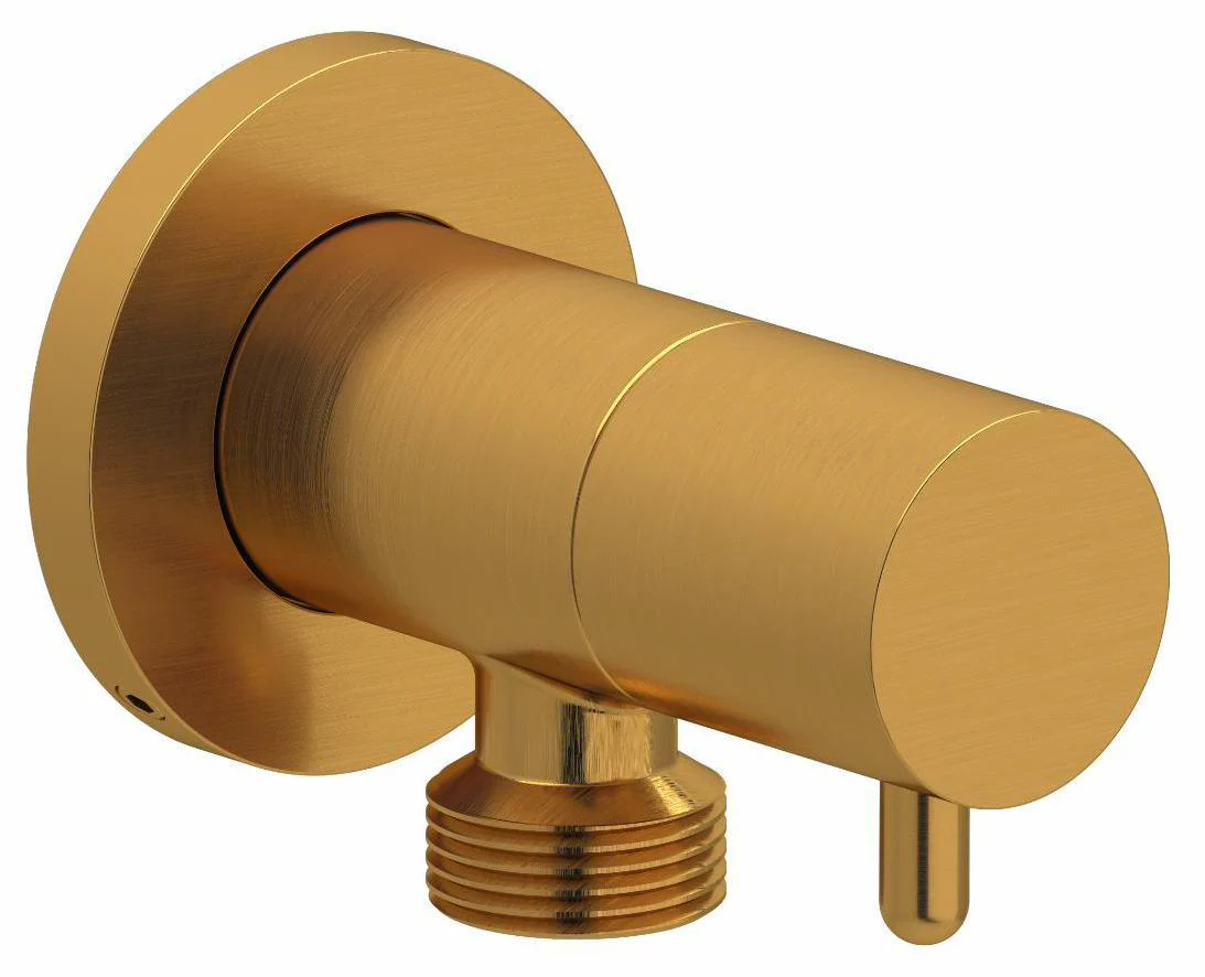 Handshower Outlet With Shutoff Valve - Brushed Gold 790BG RIOBEL