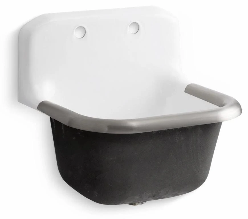 Bannon Wall Mount Service Sink - White 6716-0 Kohler