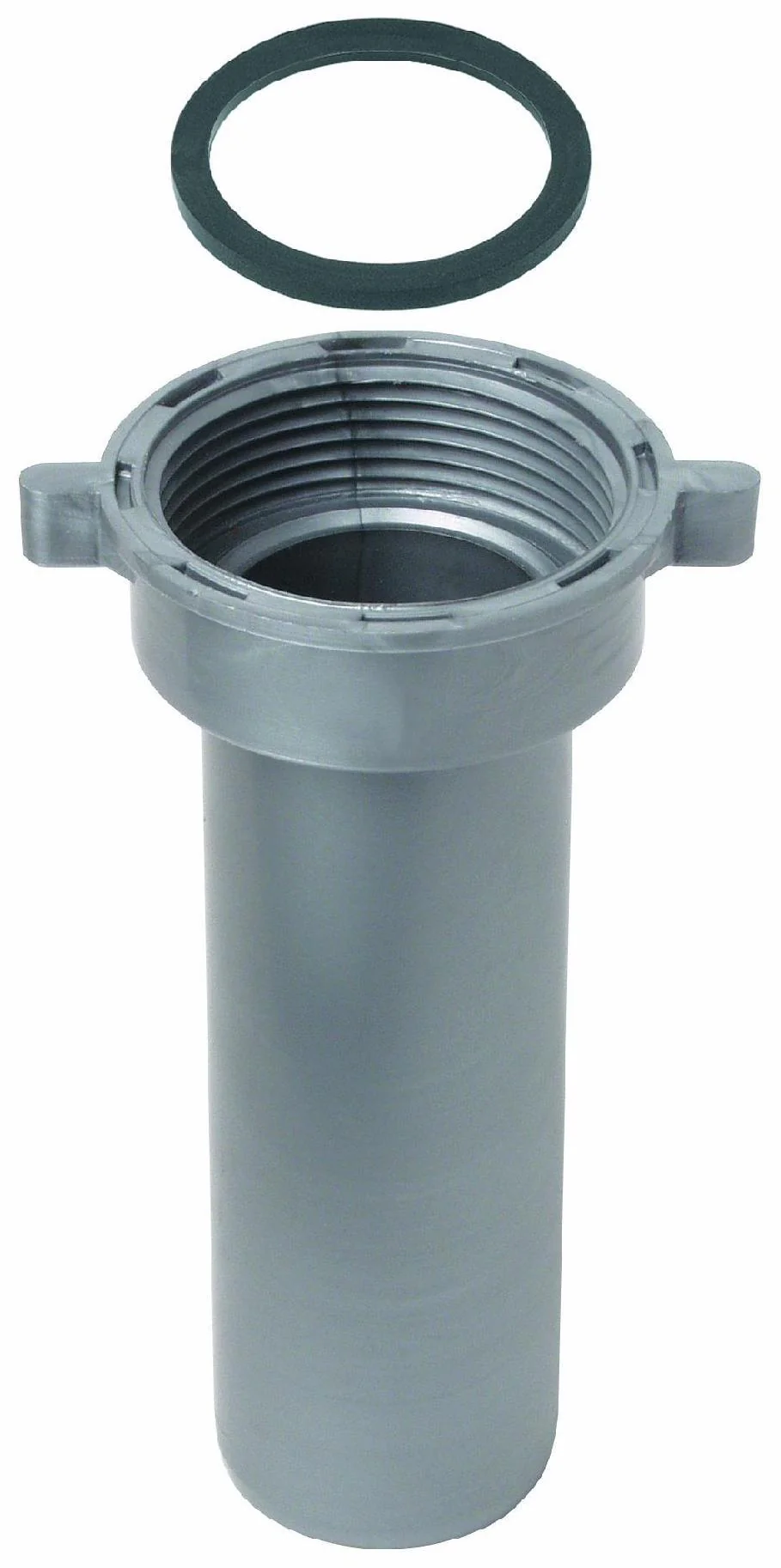 Polypropylene Tailpiece with Rubber Gasket - Stainless Steel 1135T Kindred