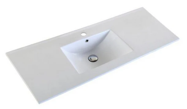 48" x 18" Ceramic Sink Top (UPC Approved) - White CTB4818 Duval