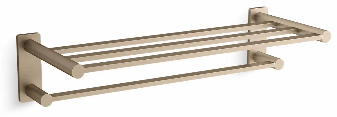 Parallel Hotelier Towel Bar Shelf - Vibrant Brushed Bronze 23530-BV Kohler