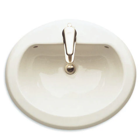 Cadet 1-Hole Drop-In Bathroom Sink - White 9495001.020 American Standard
