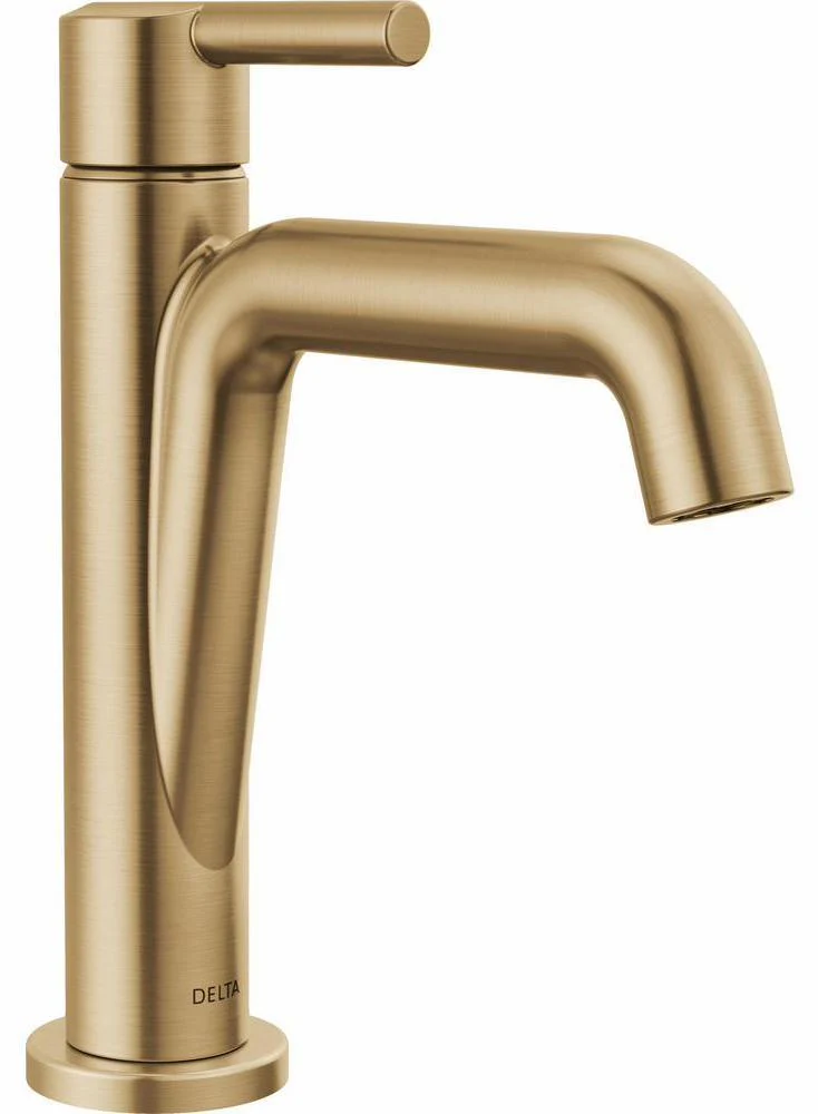Nicoli Single Hole Bathroom Faucet - Champagne Bronze 15849LF-CZ Delta