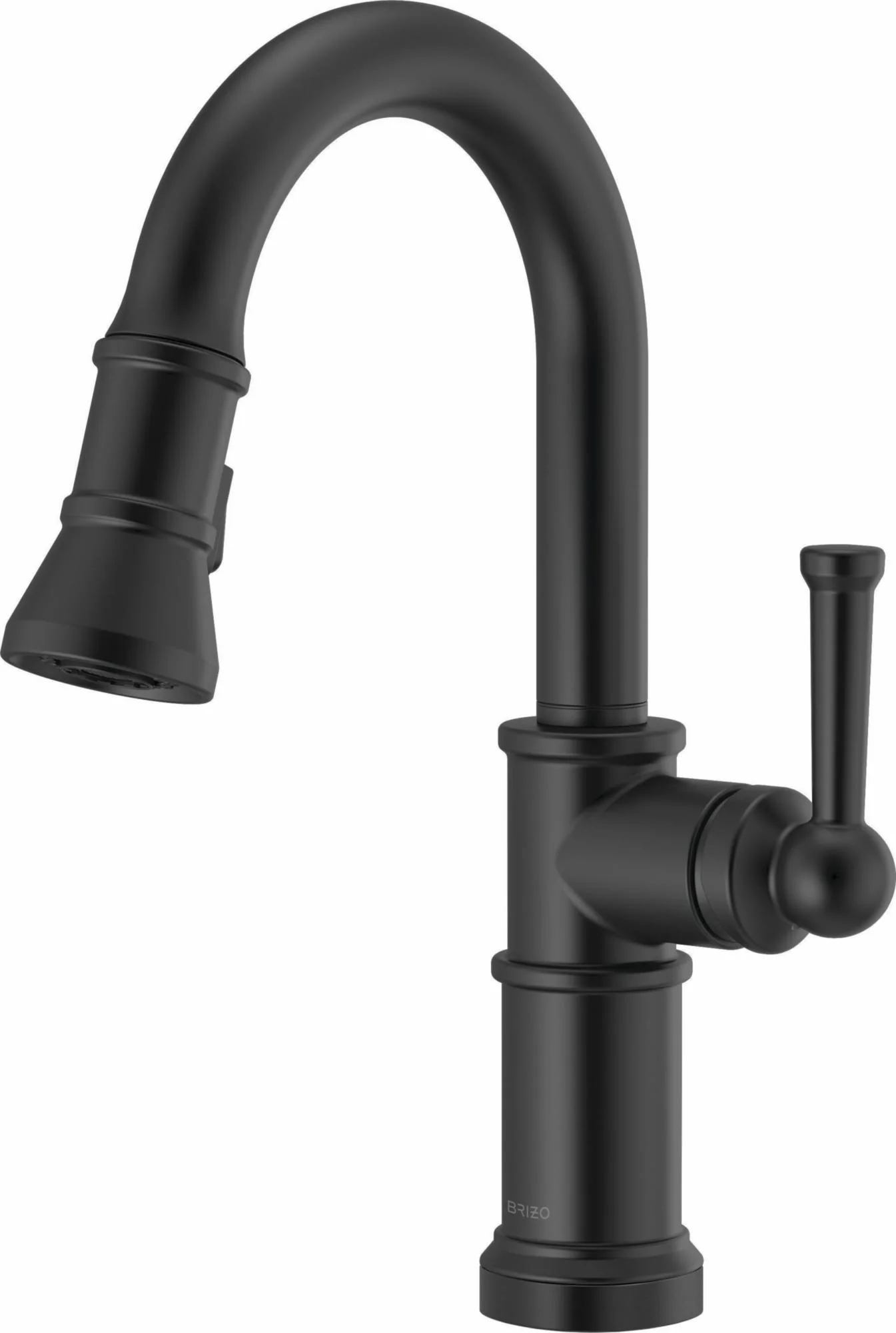 Artesso Bar/Prep Faucet with Pulldown Spray - Matte Black 63925LF-BL Brizo