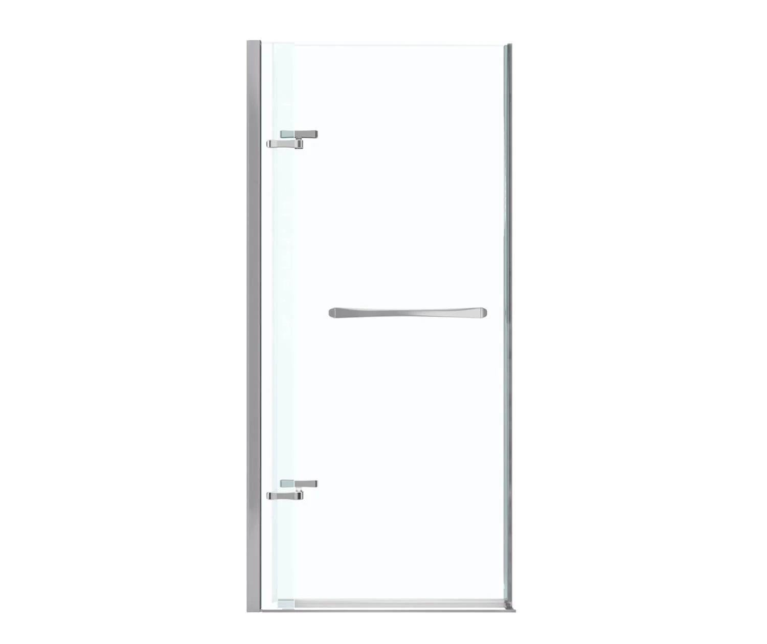 Reveal 71 32.5-35.5" x 71.5" Alcove Pivot Shower Door - Chrome/Clear 136676-900-084-000 Maax