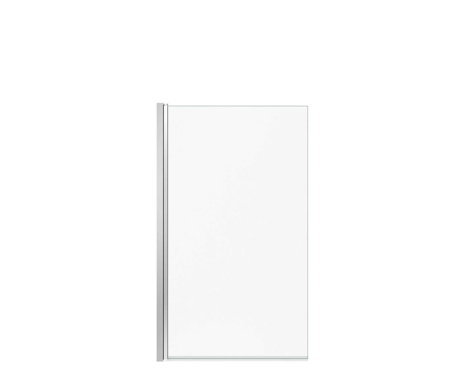 Edge Square 34" x 58" Alcove Tub Shield - Chrome/Clear 137501-900-084-000 Maax