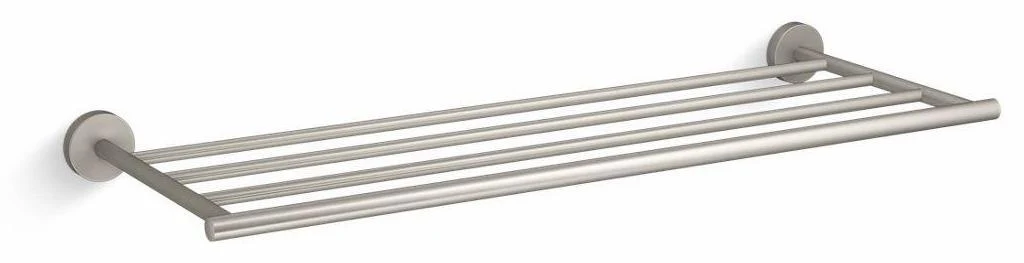 Elate Hotelier Towel Bar Shelf - Vibrant Brushed Nickel 27294-BN Kohler