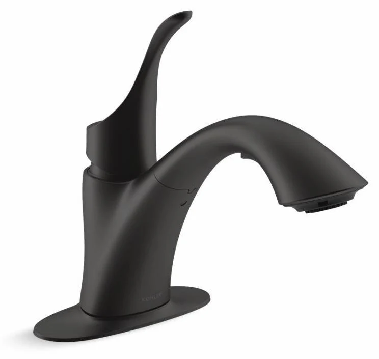 Simplice Pull-Out Laundry Faucet - Matte Black 22035-BL Kohler