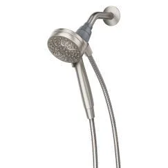 Engage Magnetix Magnetic 6-Function Handheld Shower Head - Spot Resist Brushed Nickel 26100SRN Moen