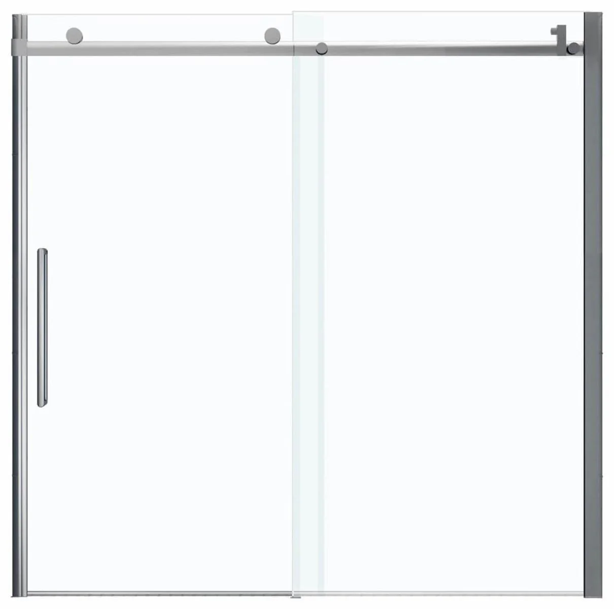 Halo 56.5-59" x 59" Sliding Tub Door - Chrome/Clear 139398-900-084-000 Maax