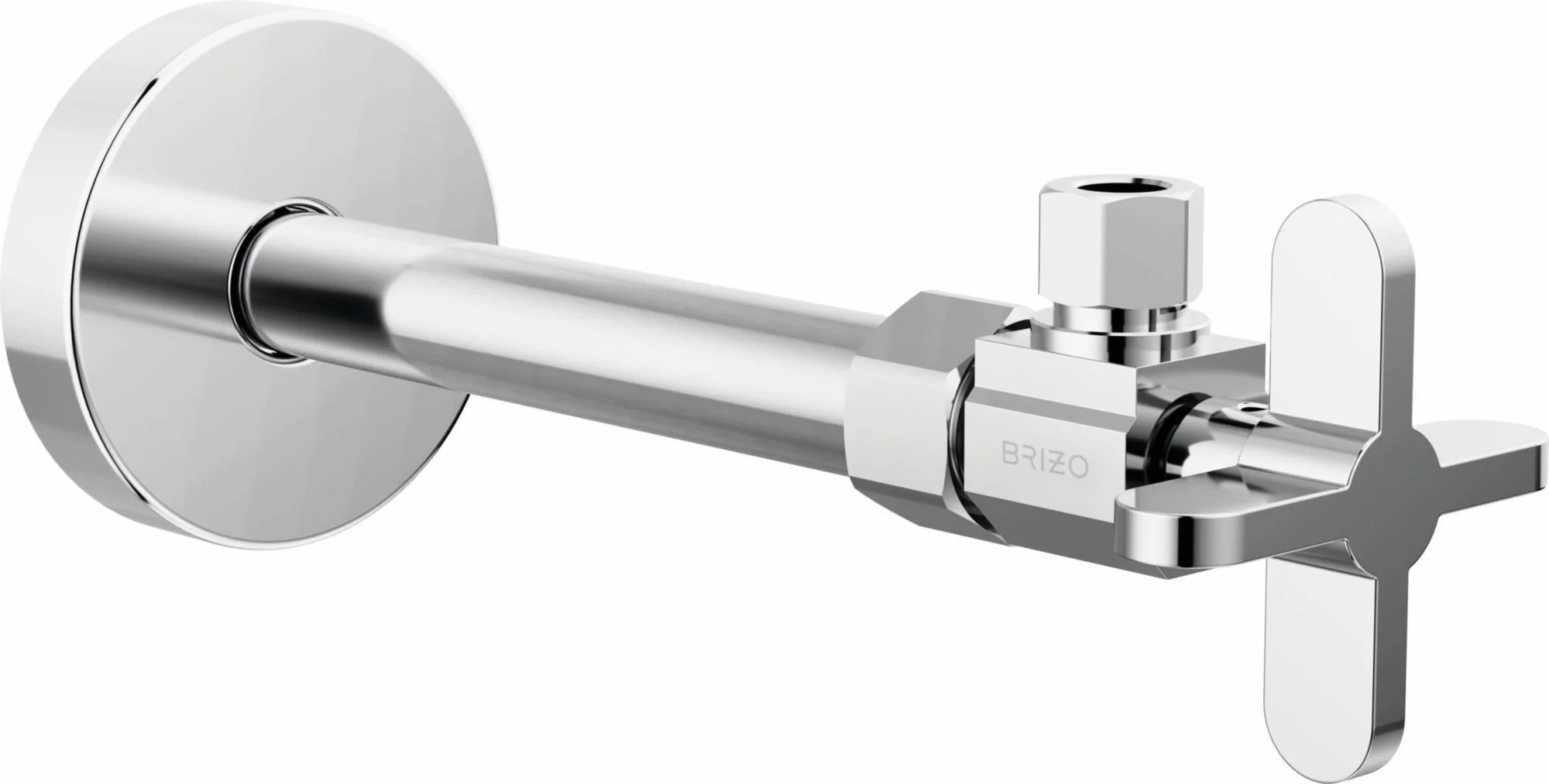 Angled Supply Stop Valve with Cross Handle - Chrome BT022204-PC Brizo