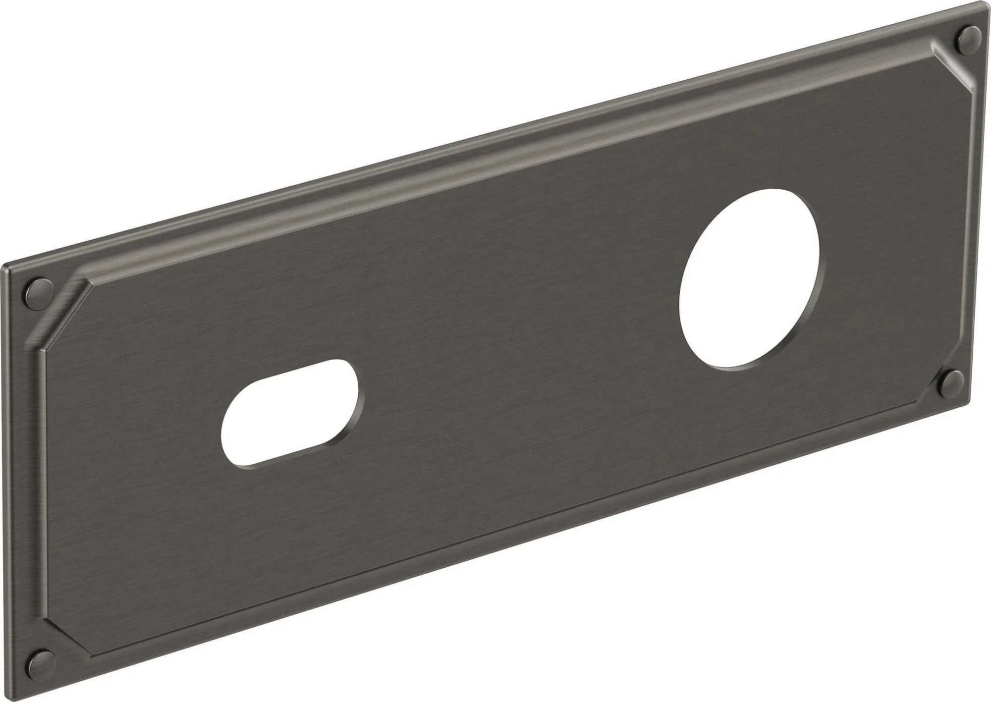Invari Escutcheon Plate for Wall Mount Bathroom Faucet - Luxe Steel RP100323SL Brizo