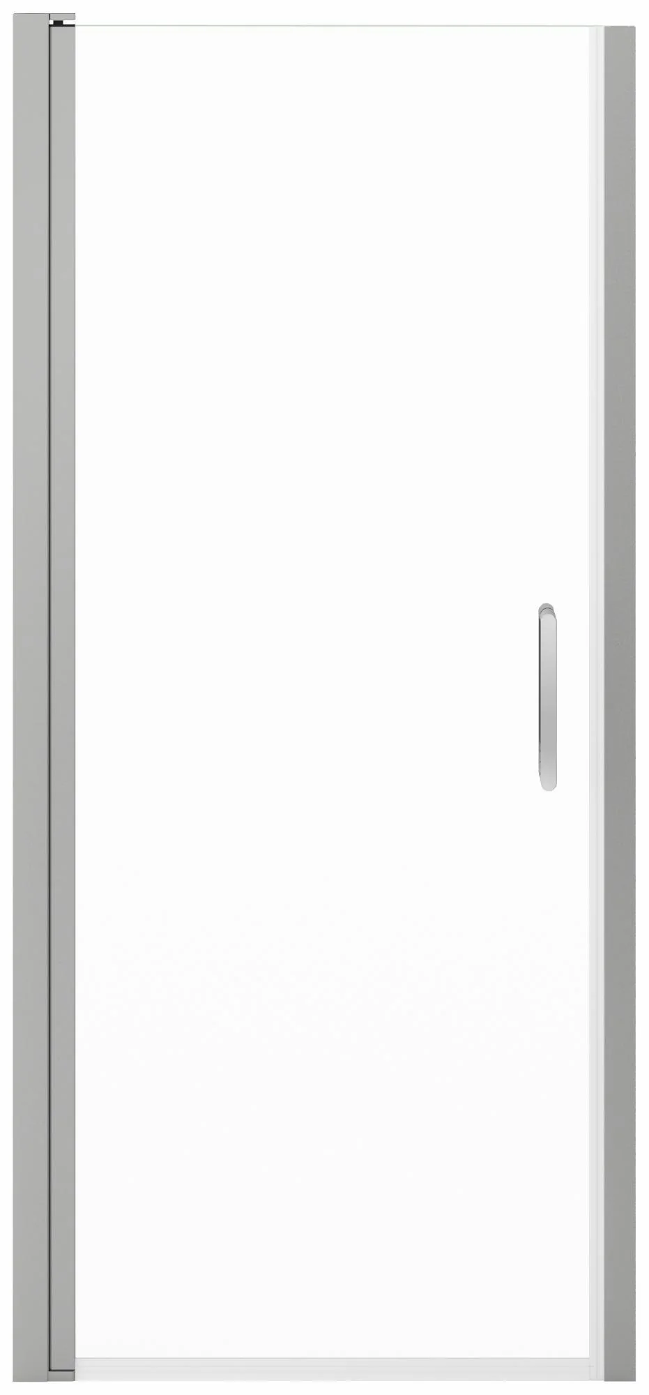 Manhattan 31-33" x 68" Alcove Pivot Shower Door - Chrome/Clear 138264-900-084-100 Maax