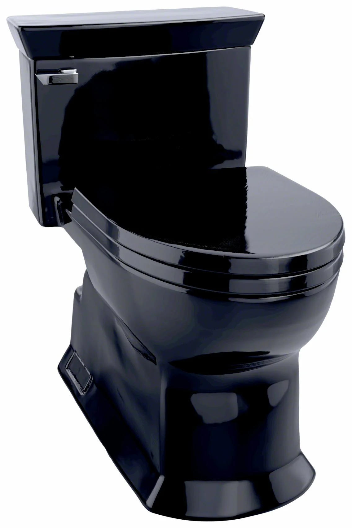 Soiree Comfort Height Elongated 1.28 GPF 1-Piece Toilet - Ebony MS964214CEF#51 Toto